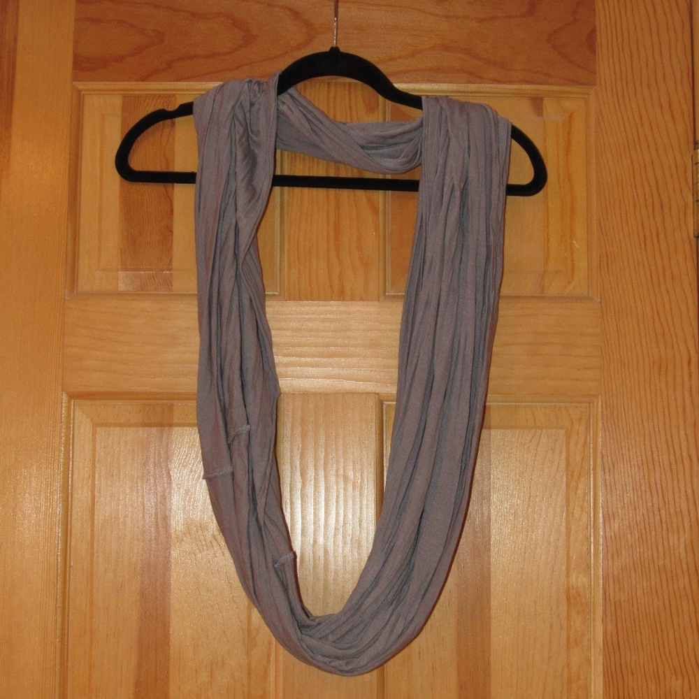 Grey Infinity scarf